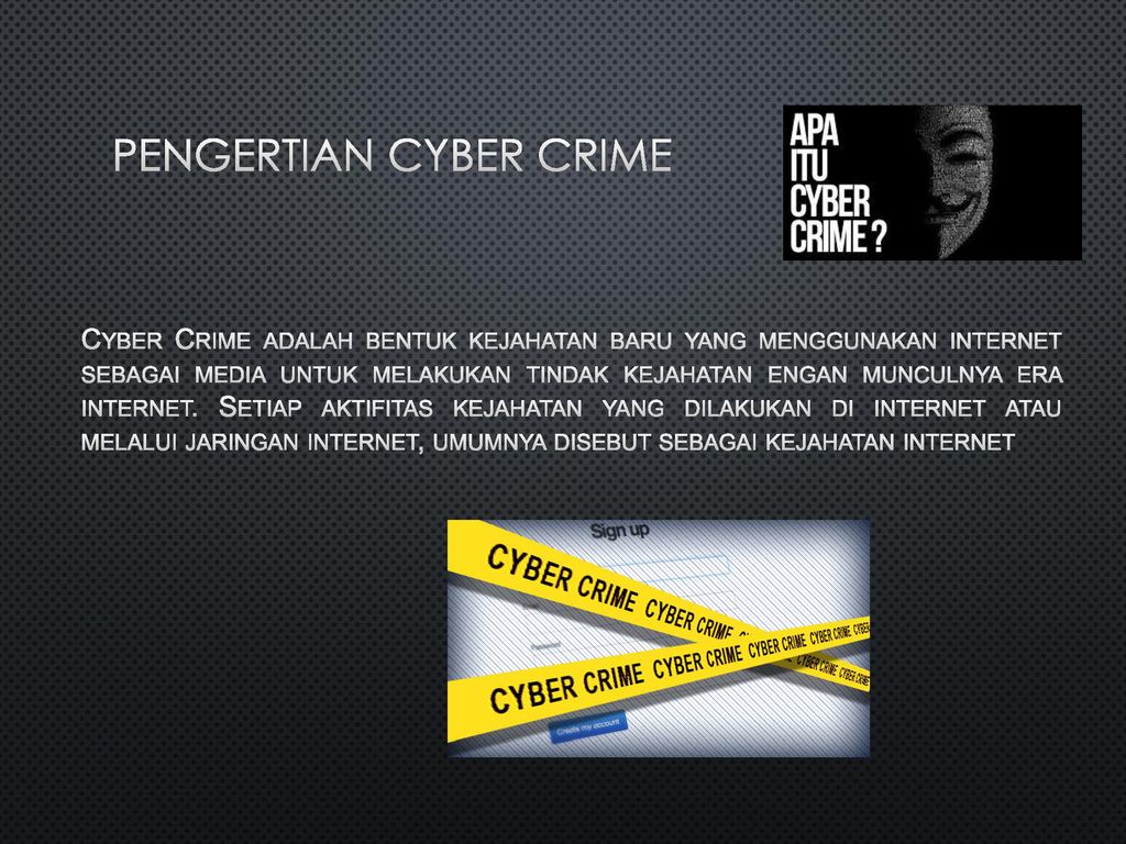 Pengertian Cyber Crime Newstempo